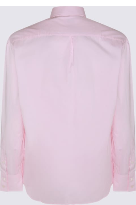 Brunello Cucinelli Clothing for Men Brunello Cucinelli Pink Cotton Shirt