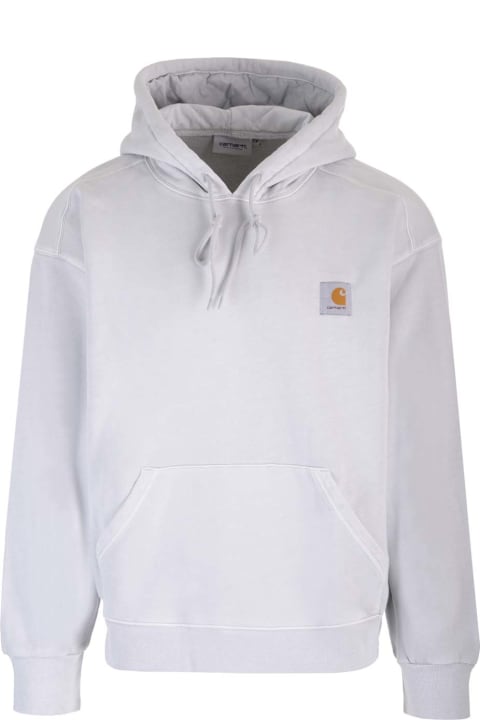 Fleeces & Tracksuits for Men Carhartt Ice Grey 'nelson' Hoodie