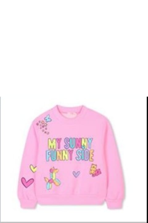 Homeware Billieblush Pink Sweatshirt For Girl With Writing