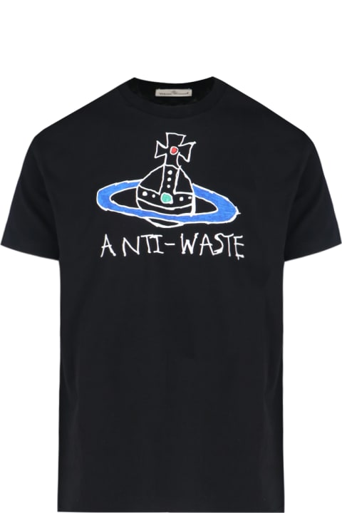 Vivienne Westwood Topwear for Men Vivienne Westwood "anti-waste" Stamp T-shirt