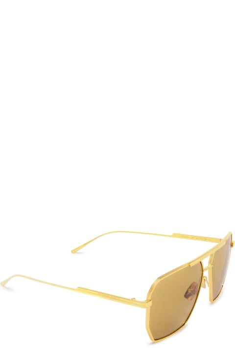Bottega Veneta Eyewear Eyewear for Men Bottega Veneta Eyewear Bv1012s Gold Sunglasses