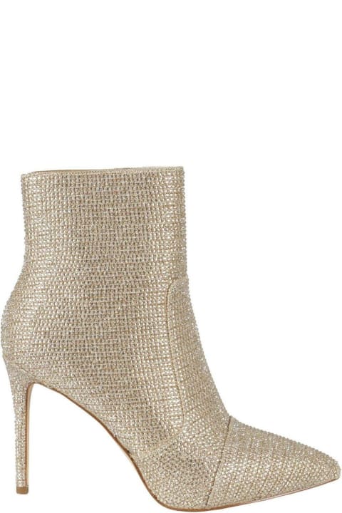 Michael Kors Boots for Women Michael Kors Rue Glitter Embellished Heeled Ankle Boots