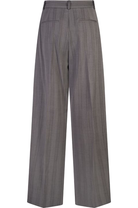 SportMax for Women SportMax Light Grey Andalo1234 Trousers