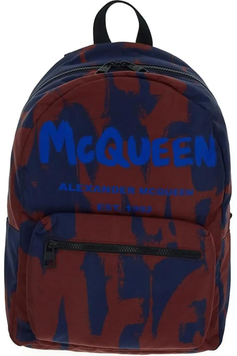Alexander McQueen Bags for Women Alexander McQueen Graffiti Metropolitan Backpack