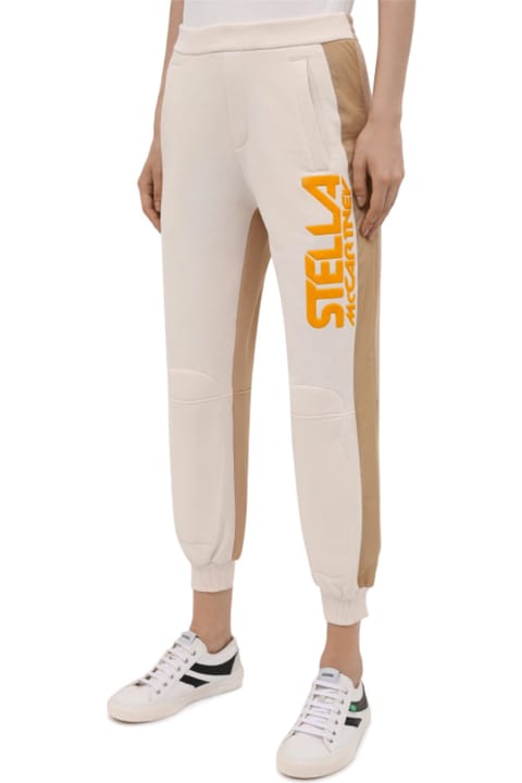 Fleeces & Tracksuits for Women Stella McCartney Logo Cotton Pants