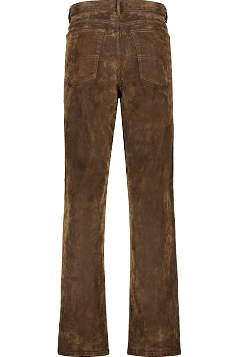 Homeware Diesel Wide Leg Brown Pants, Elegant And Comfortable