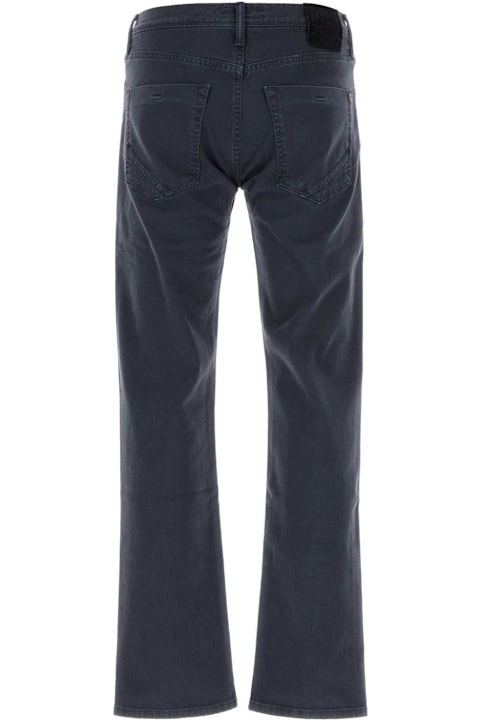 Incotex الملابس لـ القسم الرجالي Incotex Navy Blue Stretch Denim Jeans