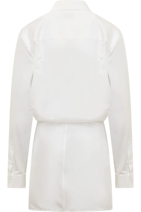 Off-White for Women Off-White Cotton Shirtdress