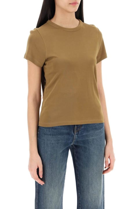 Khaite ملابس علوية لـ السيدات Khaite Round Neck T-shirt