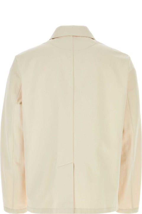 Coats & Jackets for Men Prada Sand Cotton Jacket