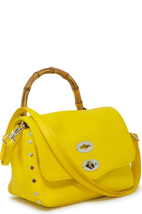 Fashion for Women Zanellato Zanellato 068010-0950000-z1025 Yellow Postina Daily Baby Bamboo Leather Handbag