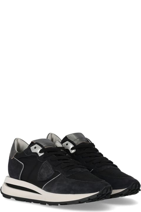 ウィメンズ新着アイテム Philippe Model Tropez Haute Low Mondial Black Sneaker Philippe Model