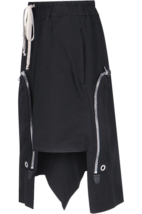 آخر صيحات الموضة من السيدات Rick Owens 'dracca' Asymmetrical Midi Skirt