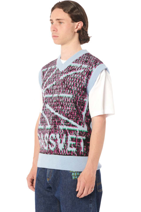 PACCBET Clothing for Men PACCBET Mesh Camo Sleeveless Jumper Knit