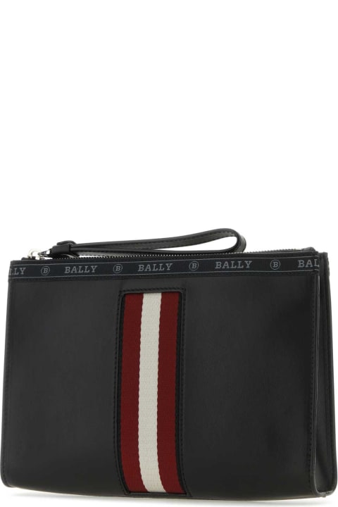 Bally Bags for Men Bally Black Leather Clutch