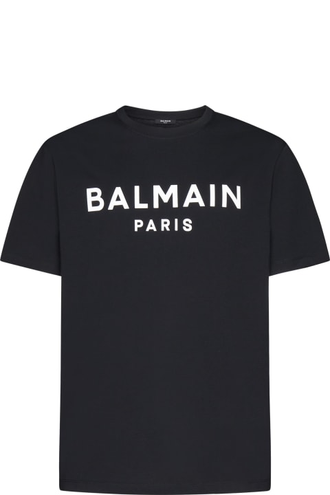 Topwear for Men Balmain Logo Cotton T-shirt