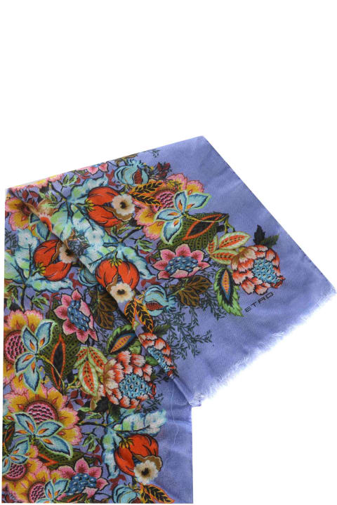 Etro Scarves & Wraps for Women Etro Scarf Etro "bouquet" Made Of Cashmere And Silk Blend