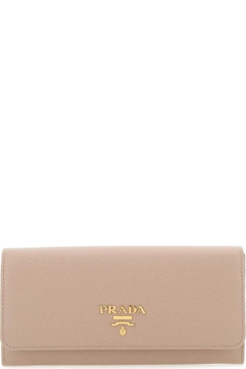 Fashion for Women Prada Powder Pink Leather Wallet