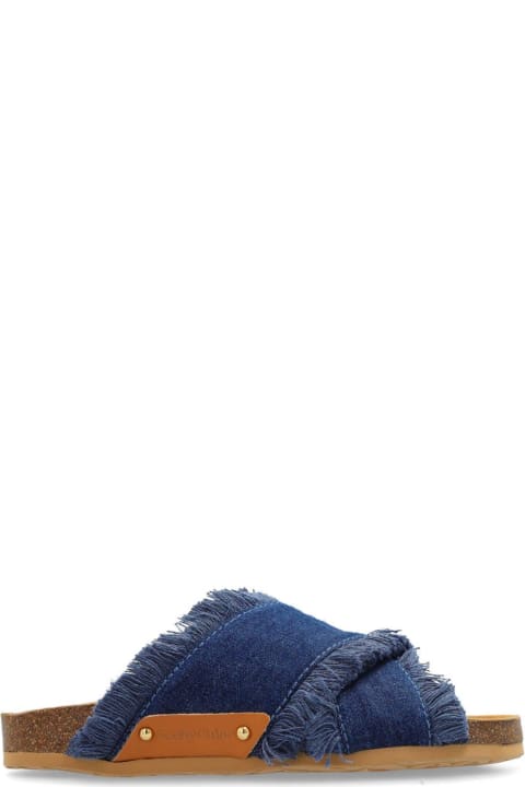 See by Chloé Shoes for Women See by Chloé Prue Denim Slides