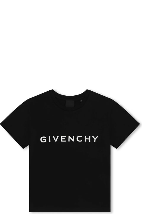 Givenchy T-Shirts & Polo Shirts for Girls Givenchy Black Givenchy 4g T-shirt