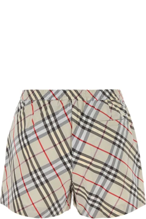 Homeware Burberry Embroidered Poplin Shorts