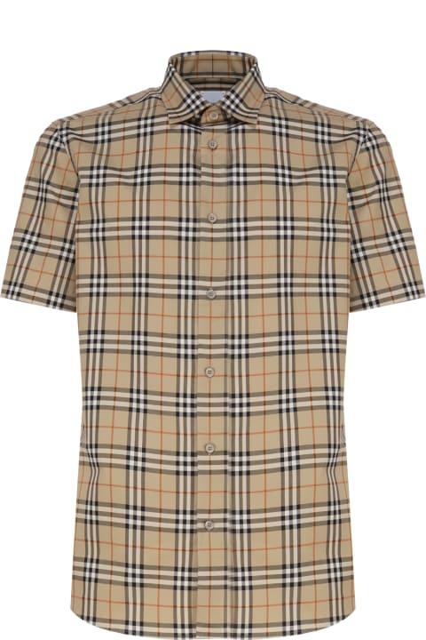 Burberry Topwear for Women Burberry Vintage Check Shirt In Cotton