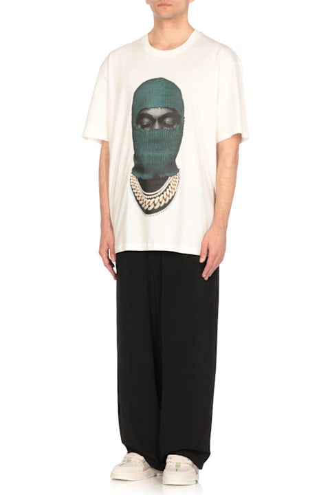 ih nom uh nit Clothing for Men ih nom uh nit Green Mask T-shirt