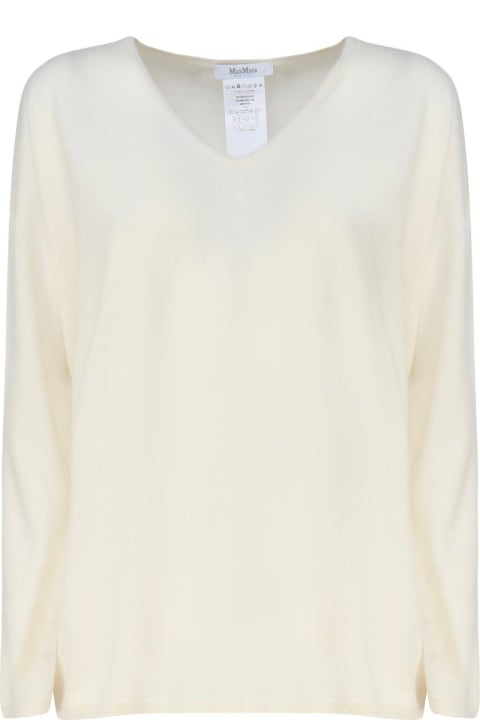 Sweaters for Women Max Mara V-neck Long-sleeved Jumper