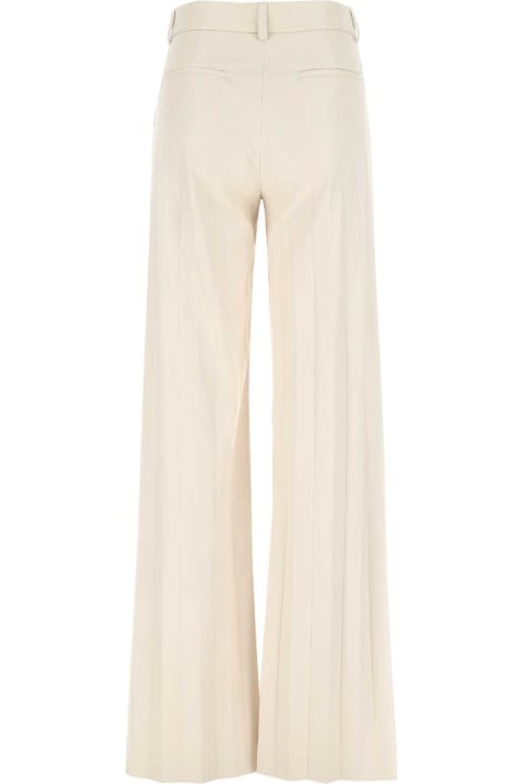 Fashion for Women MSGM Ivory Synthetic Leather Pant