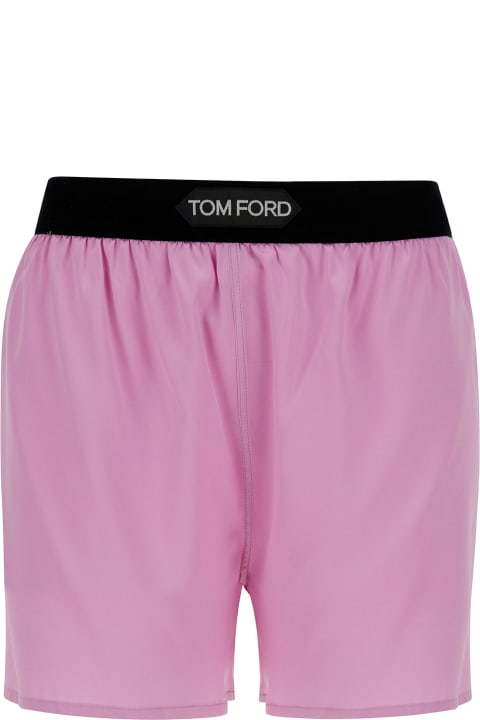 Tom Ford for Women Tom Ford Stretch Silk Satin Boxer Shorts