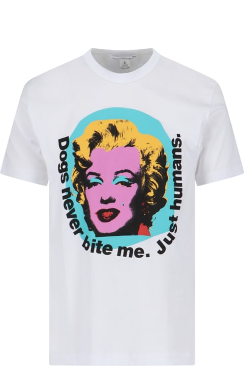 メンズ Comme des Garçonsのトップス Comme des Garçons Printed T-shirt