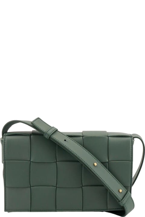 Bottega Veneta for Women Bottega Veneta Cassette Leather Shoulder Bag