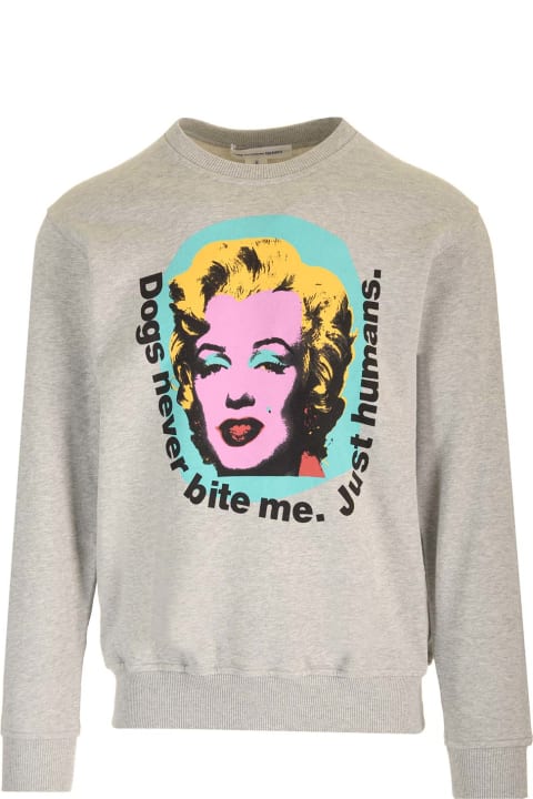 Comme des Garçons Fleeces & Tracksuits for Men Comme des Garçons Sweatshirt With Marilyn Monroe Print