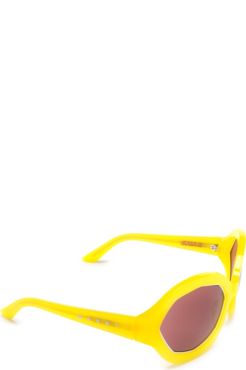 Marni Eyewear Eyewear for Men Marni Eyewear Cumulus Cloud Yellow Sunglasses