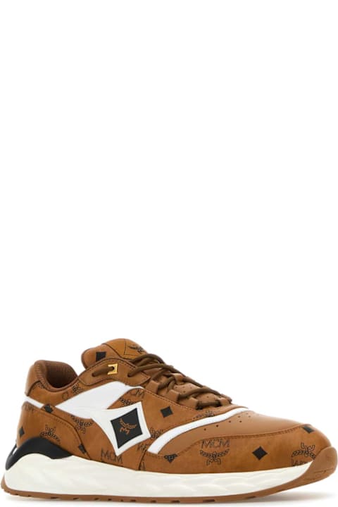 MCM لـ Men MCM Multicolor Canvas And Leather Skywander Sneakers