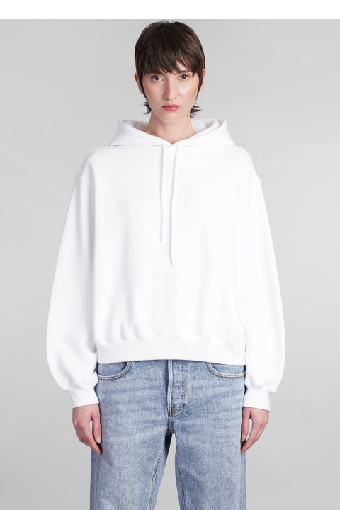 Clothing for Women Alexander Wang Sweatshirt In White Cotton