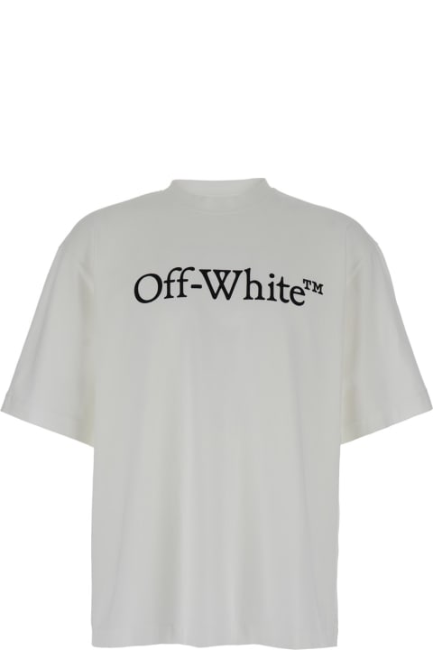 Off-White Topwear for Men Off-White Big Bookish Skate S/s Tee White Black