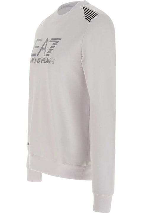 メンズ EA7のフリース＆ラウンジウェア EA7 Cotton Sweatshirt