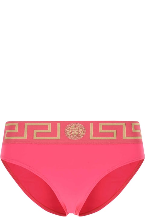 Versace Swimwear for Women Versace Fuchsia Stretch Nylon Swimming Brief