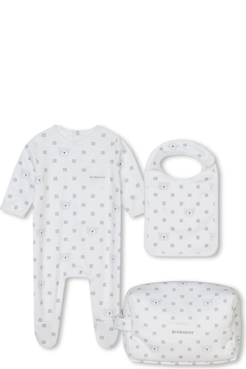Fashion for Women Givenchy Gift Set With Pyjamas, Bib And Trousse In 4g Cotton