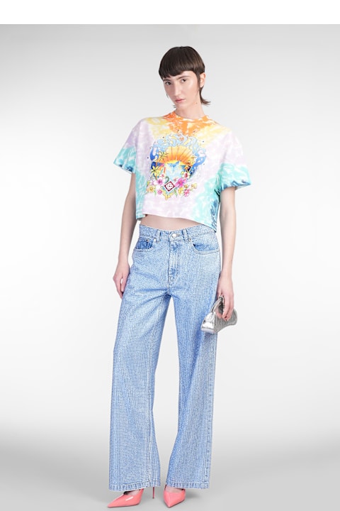 Casablanca Clothing for Women Casablanca T-shirt In Multicolor Cotton