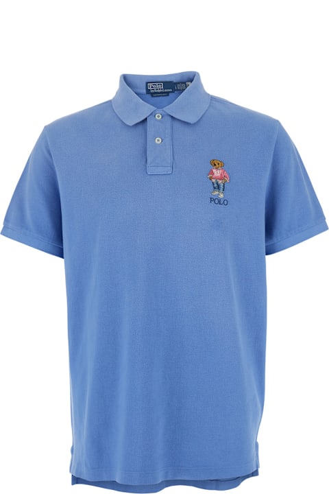 Homeware Ralph Lauren Polo Shirt With Classic Collar And Polo Bear Embroidery
