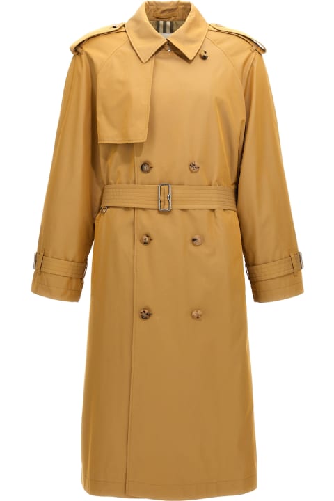 Sale for Men Burberry Double-breasted Long Trench Coat
