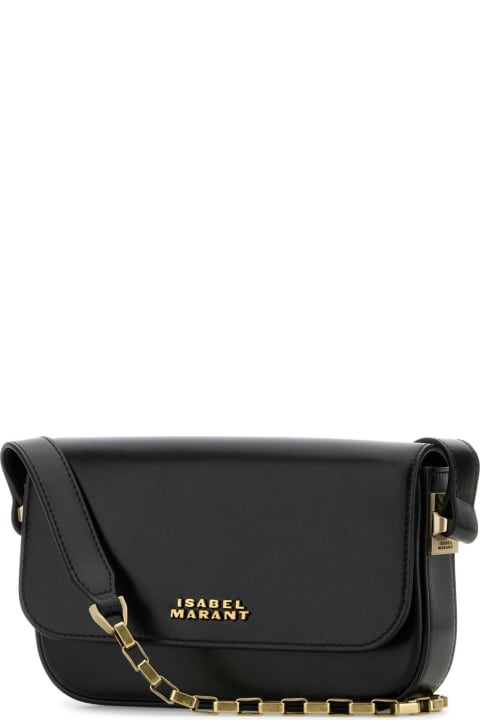 Isabel Marant Bags for Women Isabel Marant Black Leather Lizza Shoulder Bag