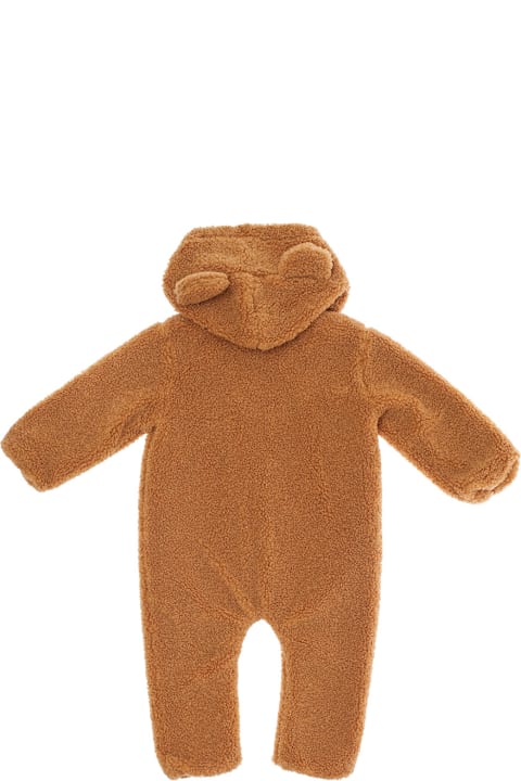 Moschino لـ Kids Moschino Brown Teddy Bear Onesie In Teddy Baby