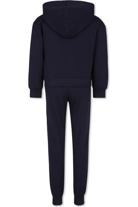 Moschino Suits for Boys Moschino Blue T-shirt For Kids With Teddy Bear