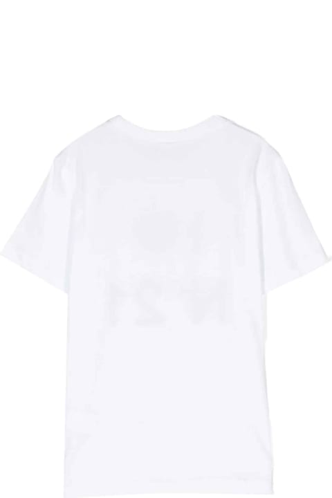 キッズ新着アイテム N.21 White T-shirt Girl Nº21 Kids