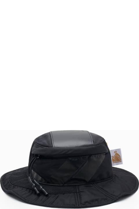 Lanvin Hats for Men Lanvin Black Nylon Bucket Hat