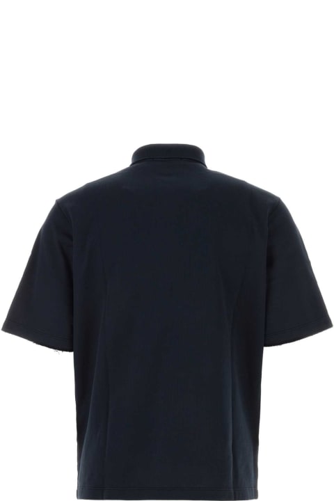 Stone Island Topwear for Men Stone Island Midnight Blue Cotton Polo Shirt