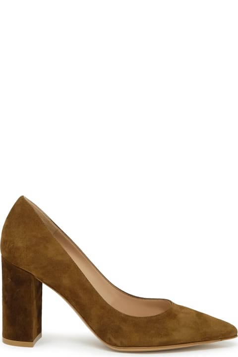 High-Heeled Shoes for Women Gianvito Rossi Gianvito Rossi Brown Suede Camtexa Decollete